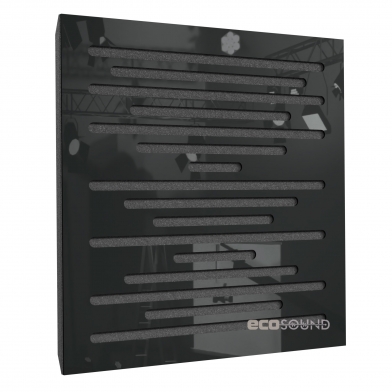 Купить акустическая панель ecosound ecowave plastic black 50 х 50 см 33 мм черная по низкой цене