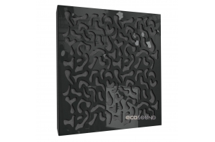 Акустична панель Ecosound Boomerang Plastic Black 50 х 50 см 33 мм чорна