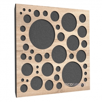 Купить акустическая панель ecosound ecobubble lt-sonoma-oak 50 х 50 см 33 мм латте по низкой цене