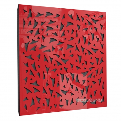 Купить акустическая панель ecosound ecofly plastic red 50 х 50 см 33 мм красная по низкой цене