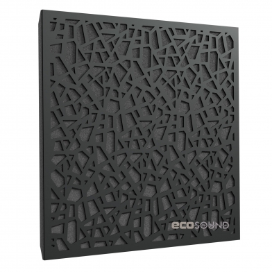 Купить акустическая панель ecosound ecoart hdf-black 50 х 50 см 33 мм черная по низкой цене