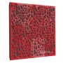 Купить акустическая панель ecosound ecoart plastic red 50 х 50 см 33 мм красная по низкой цене