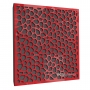 Купить акустическая панель ecosound econet plastic red 50 х 50 см 33 мм красная по низкой цене