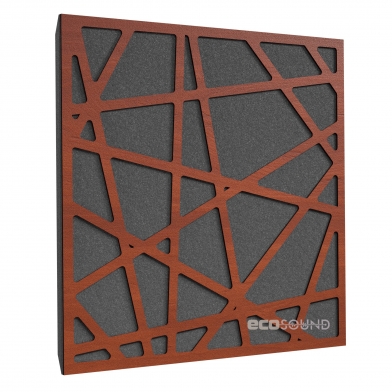 Купить акустическая панель ecosound ecoart xl apple-locarno 50 х 50 см 33 мм коричневая по низкой цене