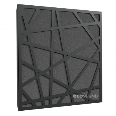 Купить акустическая панель ecosound ecoart xl hdf-black 50 х 50 см 33 мм черная по низкой цене