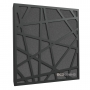 Купить акустическая панель ecosound ecoart xl hdf-black 50 х 50 см 33 мм черная по низкой цене