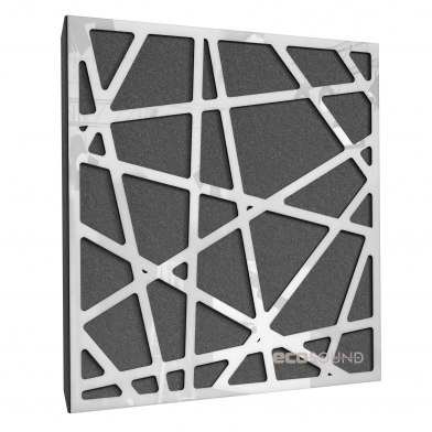 Купить акустическая панель ecosound ecoart xl plastic white 50 х 50 см 33 мм белая по низкой цене