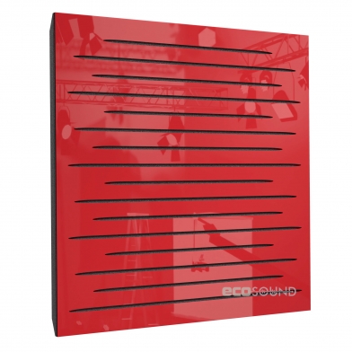 Купить акустическая панель ecosound ecotone plastic red 50 х 50 см 33 мм красная по низкой цене