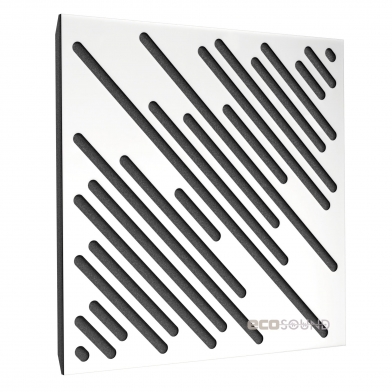 Купить акустическая панель ecosound diagonal hdf-white 50 х 50 см 33 мм белая по низкой цене