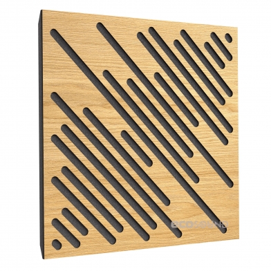 Купить акустическая панель ecosound diagonal sherwood-oak 50 х 50 см 33 мм светлый дуб по низкой цене