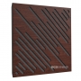 Купить акустическая панель ecosound diagonal wenge 50 х 50 см 33 мм коричневая по низкой цене