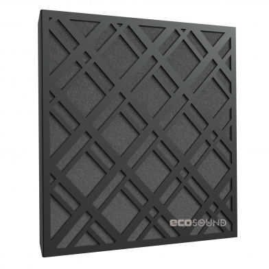 Купить акустическая панель ecosound grille hdf-black 50 х 50 см 33 мм черная по низкой цене