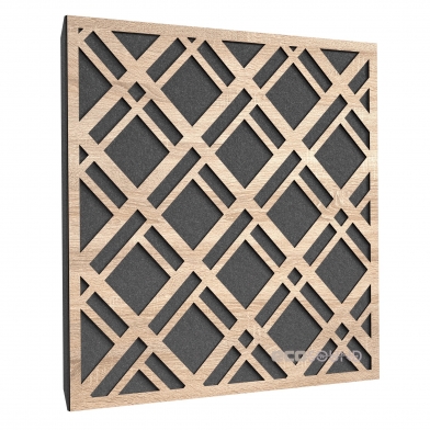 Купить акустическая панель ecosound grille lt-sonoma-oak 50 х 50 см 33 мм латте по низкой цене