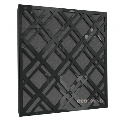 Купить акустическая панель ecosound grille plastic black 50 х 50 см 33 мм черная по низкой цене
