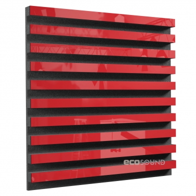 Купить акустическая панель ecosound comb plastic red 50 х 50 см 33 мм красная по низкой цене