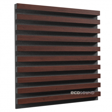 Купить акустическая панель ecosound comb wenge 50 х 50 см 33 мм коричневая по низкой цене
