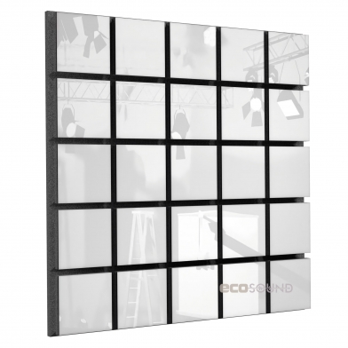 Купить акустическая панель ecosound tetras plastic white 50 х 50 см 33 мм белая по низкой цене