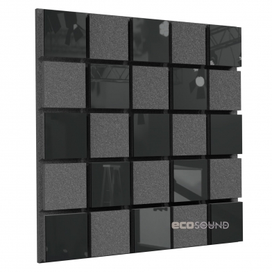 Купить акустическая панель ecosound tetras acoustic plastic black 50 х 50 см 33 мм черная по низкой цене