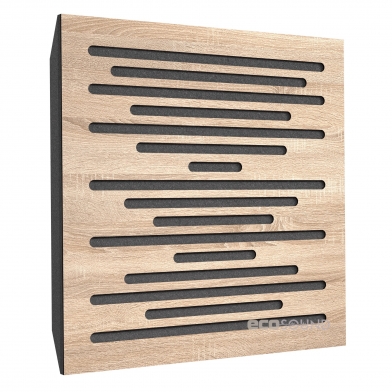 Купить акустическая панель ecosound ecowave lt-sonoma-oak 50 х 50 см 53 мм латте по низкой цене