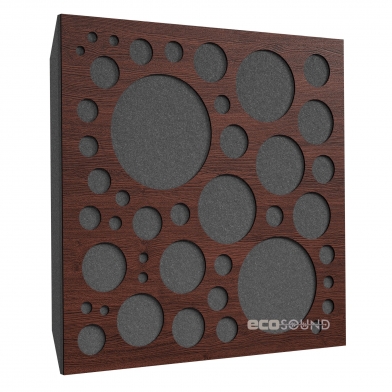 Купить акустическая панель ecosound ecobubble brown 50х50 см 53мм цвет коричневый по низкой цене