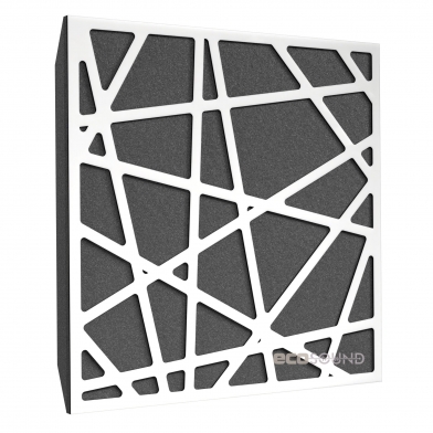 Купить акустическая панель ecosound ecoart xl hdf-white 50 х 50 см 53 мм белая по низкой цене