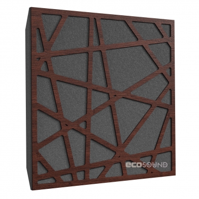 Купить акустическая панель ecosound ecoart xl wenge 50 х 50 см 53 мм коричневая по низкой цене