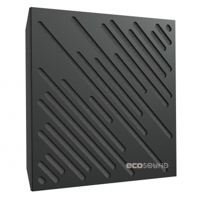 Купить акустическая панель ecosound diagonal hdf-black 50 х 50 см 53 мм черная по низкой цене