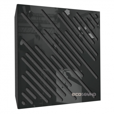 Купить акустическая панель ecosound diagonal plastic black 50 х 50 см 53 мм черная по низкой цене