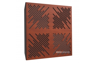 Акустическая панель Ecosound 4Diagonals Apple-Locarno 50 х 50 см 53 мм коричневая