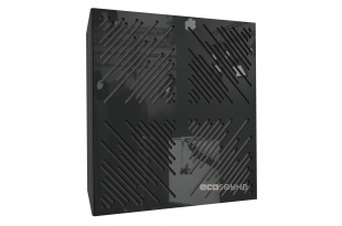 Акустическая панель Ecosound 4Diagonals Plastic Black 50 х 50 см 53 мм черная