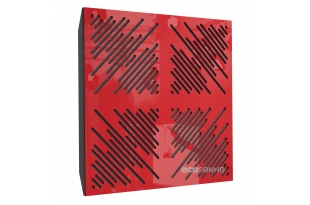 Акустическая панель Ecosound 4Diagonals Plastic Red 50 х 50 см 53 мм красная