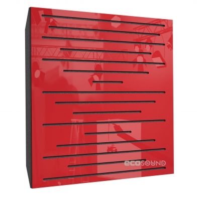Купить акустическая панель ecosound ecopulse plastic red 50 х 50 см 53 мм красная по низкой цене