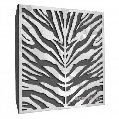 Купить акустическая панель ecosound zebra plastic white 50 х 50 см 53 мм белая по низкой цене
