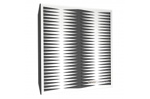 Акустическая панель Ecosound Backgammon HDF-White 50 х 50 см 53 мм белая