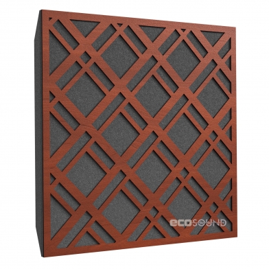 Купить акустическая панель ecosound grille apple-locarno 50 х 50 см 53 мм коричневая по низкой цене