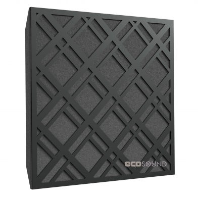 Купить акустическая панель ecosound grille hdf-black 50 х 50 см 53 мм черная по низкой цене