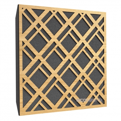 Купить акустическая панель ecosound grille sherwood-oak 50 х 50 см 53 мм светлый дуб по низкой цене