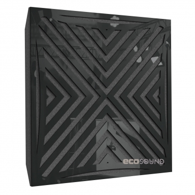 Купить акустическая панель ecosound urban plastic black 50 х 50 см 53 мм черная по низкой цене