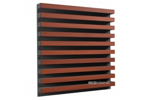 Акустична панель Ecosound Comb Apple-Locarno 50 х 50 см 53 мм коричнева