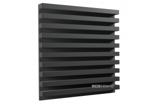 Акустическая панель Ecosound Comb HDF-Black 50 х 50 см 53 мм черная