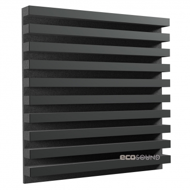 Купить акустическая панель ecosound comb hdf-black 50 х 50 см 53 мм черная по низкой цене