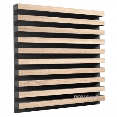 Купить акустическая панель ecosound comb lt-sonoma-oak 50 х 50 см 53 мм латте по низкой цене