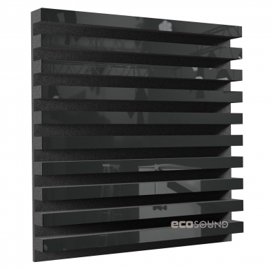 Купить акустическая панель ecosound comb plastic black 50 х 50 см 53 мм черная по низкой цене