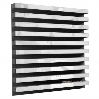 Купить акустическая панель ecosound comb plastic white 50 х 50 см 53 мм белая по низкой цене