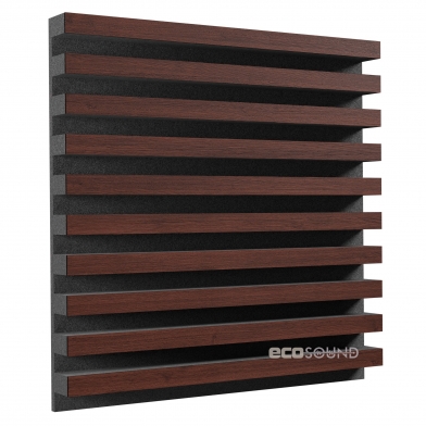 Купить акустическая панель ecosound comb wenge 50 х 50 см 53 мм коричневая по низкой цене