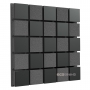 Купить акустическая панель ecosound tetras acoustic wood hdf-black 50 х 50 см 53 мм черная по низкой цене