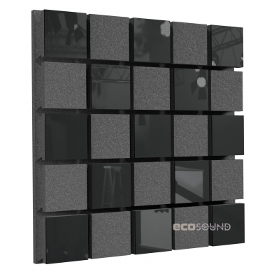 Купить акустическая панель ecosound tetras acoustic plastic black 50 х 50 см 53 мм черная по низкой цене