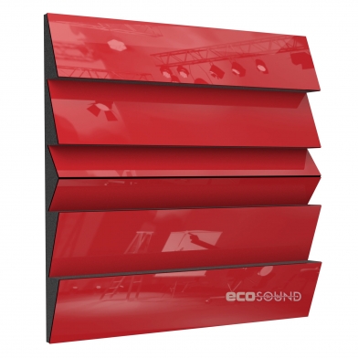 Купить акустическая панель ecosound pindiff rock plastic red 50 х 50 см 53 мм красная по низкой цене