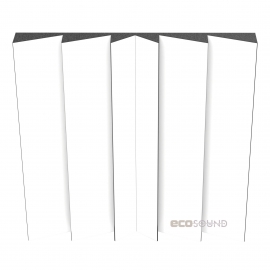 Акустичний розсіювач дифузор Ecosound PINDIFF CRATER White 53мм 50х50 см колір білий 