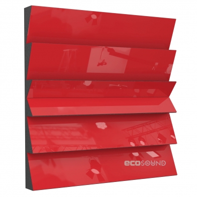 Купить акустическая панель ecosound pindiff crater plastic red 50 х 50 см 53 мм красная по низкой цене